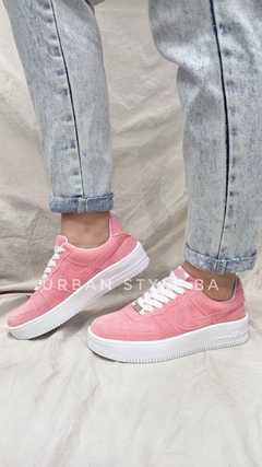 Zapatillas Force gamuza ROSA CHICLE