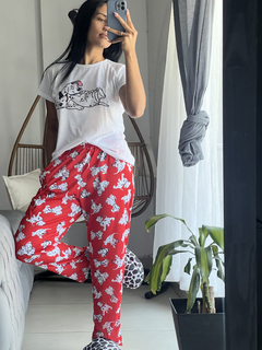 PIJAMA LARGO DALMATAS - comprar online