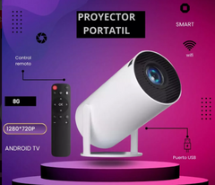 Proyector Portatil Wifi Dual Smart Android Tv Lcd 4k