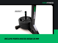 Rack Para Pecho y Sentadillas + Barra de Dominadas - FARU FITNESS