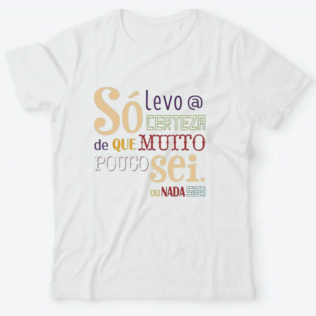 Camiseta musica MPB - Levanta e sacode a poeira - Inoctua - Outros