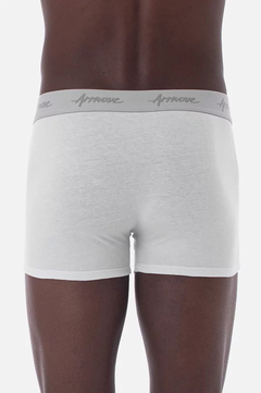 Cueca Boxer Approve Branca com cinza - 517868 - comprar online