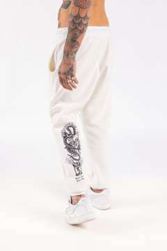 CALÇA MOLETOM BOOQ SOUL INK BRANCO - 517969 na internet