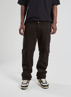 Calça Cargo Plano C Marrom -518474