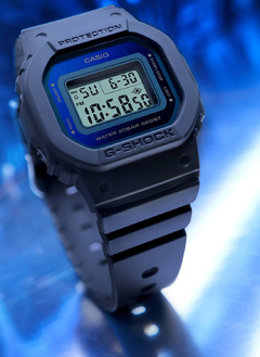 Relogio Casio G-shock DW-5600BB-1DR Azul -518528 - comprar online