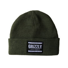 Gorro Grizzly Labeled Beanie Green