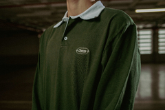 Camiseta Polo Manga Longa Chaze Verde Militar- 518129