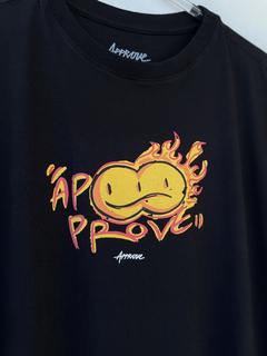Camiseta Approve Bold Doodle Sun Preta - 512365 - comprar online
