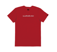 Camiseta Quiksilver Omni Font Vermelho - 518285 - comprar online