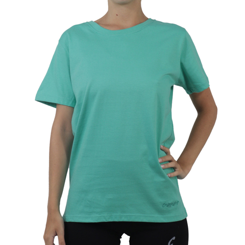 Remera Algodon Super Peinado Verde Trebol CorpoFit