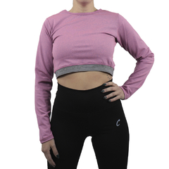 TOP T-SHIRT M/LARGA VAPPLEX FUCSIA