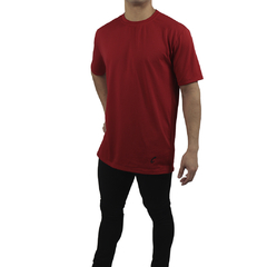 Remera Deportiva Dry-Fit Aero de Hombre - Rojo - CorpoFit | Fabricantes de Indumentaria Deportiva | #MañanaEsTarde