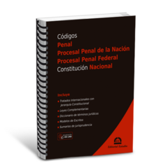 PROMO 149: GE Procesal Penal + Código Penal, Código Procesal Penal de la Nación, Código Procesal Penal Federal y Constitución Nacional (Anillado) - comprar online