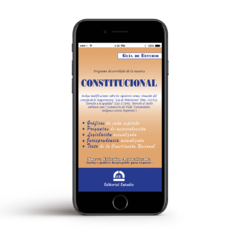 Guía de Estudio de Constitucional (Libro Físico + Libro Digital) - Editorial Estudio