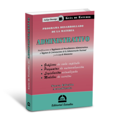 Guía de Estudio de Administrativo (Libro Físico + Libro Digital) - comprar online