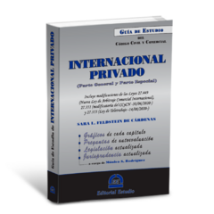 Guía de Estudio de Internacional Privado (Libro Físico + Libro Digital) - comprar online
