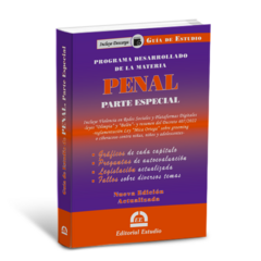 Guía De Estudio de Penal Parte Especial (Libro Físico + Libro Digital) - comprar online