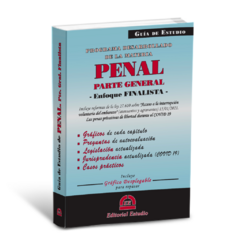 Guía de Estudio de Penal. Parte General. Enfoque Finalista (Libro Físico + Libro Digital) - buy online