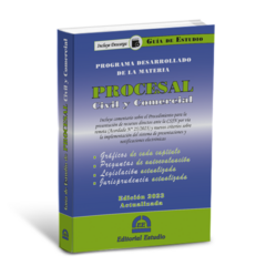 PROMO 159: GE Procesal Civil y Comercial + Manual Dcho. Procesal Civil y Com. (c/CDD) + Código Proc.Civil y Comercial Comentado - Editorial Estudio