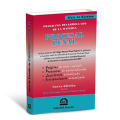 Guía de Estudio de Procesal Penal (Libro Físico + Libro Digital) - comprar online