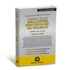 PROMO 169: Guías de Estudio de: Laboral + Relaciones Colectivas de Trabajo + Relaciones Individuales de Trabajo + Derecho de la Seguridad Social en internet