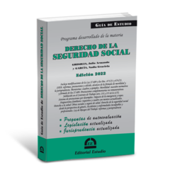 PROMO 169: Guías de Estudio de: Laboral + Relaciones Colectivas de Trabajo + Relaciones Individuales de Trabajo + Derecho de la Seguridad Social - Editorial Estudio