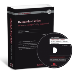 PROMO 62: GM Demandas Civiles (con CD-ROM) + GE Procesal Civil y Comercial en internet