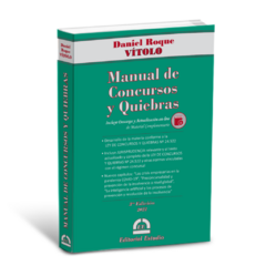 Manual de Concursos y Quiebras (Daniel R. VÍTOLO) (incluye Descarga y Actualización on-line de Material Complementario) - buy online