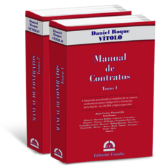 Manual de Contratos (Tomo 1 y Tomo 2) - (Daniel R. VÍTOLO) (copia) - comprar online