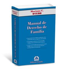 Manual de Derecho de Familia (Mariano C. OTERO) - comprar online