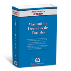 Manual de Derecho de Familia (Mariano C. OTERO) - buy online