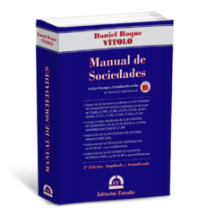 Manual de Sociedades (Libro Físico + Libro Digital) - Editorial Estudio