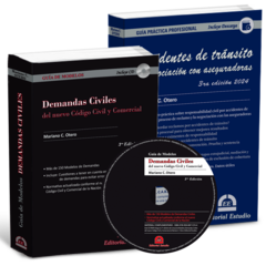 PROMO 117: GPP Accidentes de tránsito y negociación con aseguradoras (con Contenido Digital Descargable) + GM Demandas Civiles (con CD-ROM)