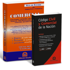 PROMO 12: Guía de Estudio de Comercial + Código Civil y Comercial (de bolsillo)