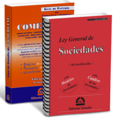 PROMO 13: Guía de Estudio de Comercial + Ley General de Sociedades con gráficos (Anillada)