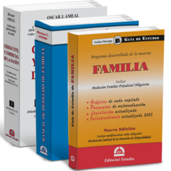 PROMO 139: GE Familia + Manual de Familia + Tomo II. Familia CCCN Comentado. (Ed. Rústica) (Dirección: Ameal)
