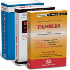 PROMO 140: GE Familia + Manual de Familia + Tomo I. Civil parte general - Familia. CCCN Explicado