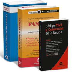 PROMO 141: Guía de Estudio de Familia + Manual de Familia + Código Civil y Comercial