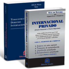 PROMO 154: GE Internacional Privado + Temas Estructurales del Derecho Internacional Privado (Soto) - comprar online
