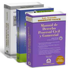 PROMO 159: GE Procesal Civil y Comercial + Manual Dcho. Procesal Civil y Com. (c/CDD) + Código Proc.Civil y Comercial Comentado