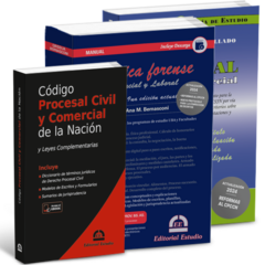 PROMO 161: GE Procesal Civil y Comercial + Manual Práctica Forense + Código Procesal Civil y Comercial