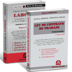 PROMO 20: Guía de Estudio de Laboral + Ley de Contrato de Trabajo Comentada