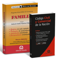PROMO 46: Guía de Estudio de Familia + Código Civil y Comercial (de bolsillo)