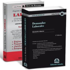 PROMO 58: Guía de Modelos de Demandas Laborales (con Contenido Digital Descargable) + Guía de Estudio de Laboral