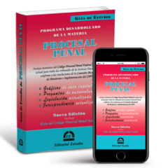 Guía de Estudio de Procesal Penal (Libro Físico + Libro Digital)