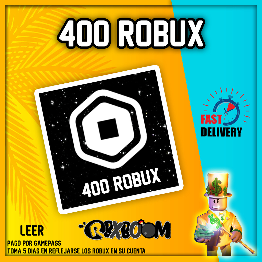 400 ROBUX - Comprar en RBXBOOM