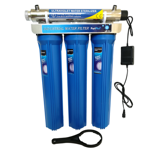 Sistema Purificador De Agua Con Uv (Ultra Violeta) Modelo: FL-MC – Conexión  De 1/4 – Cieloplus