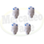 KIT X4 ACOPLE RECTO 3/8 MANGUERA X 1/4 ROSCA MACHO NPT Referencia: 176-DCC012D