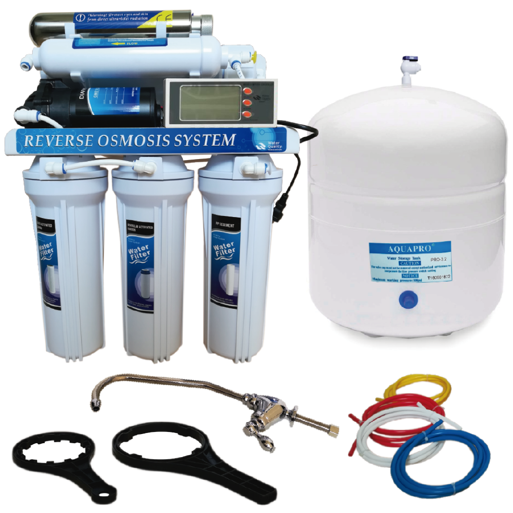 Filtro Purificador Agua Potable Domestico 3 Etapas Carbon Uv