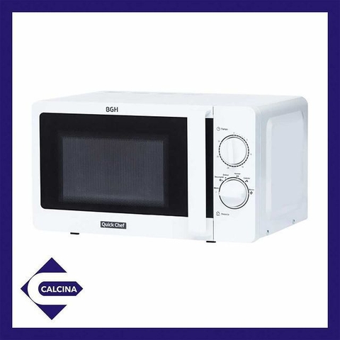 Microondas Bgh Quick Chef Blanco 20 Litros Rotativo